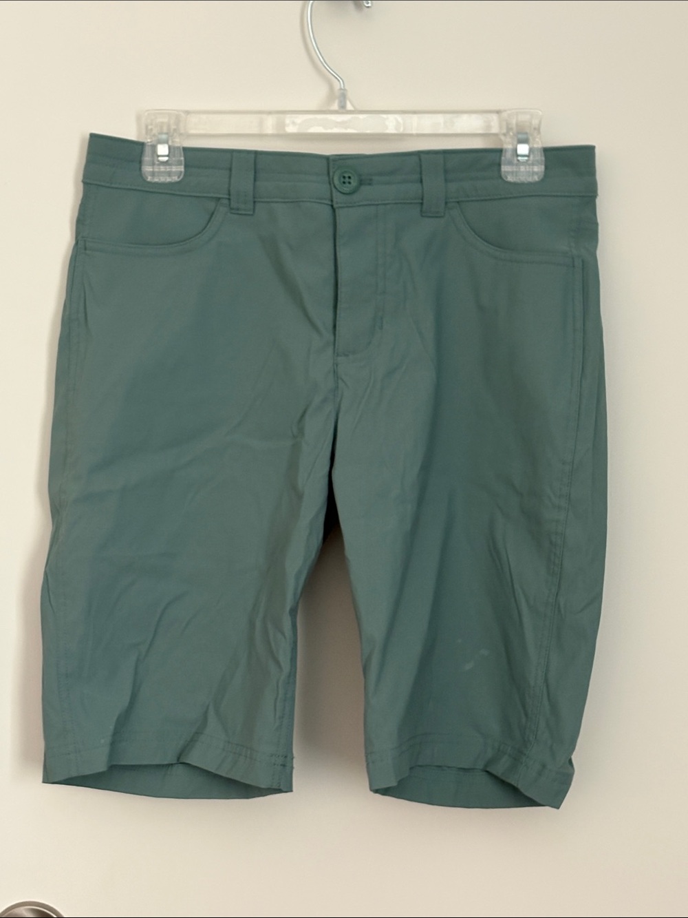 Eddie Bauer Teal Green Women's Flat Front Shorts